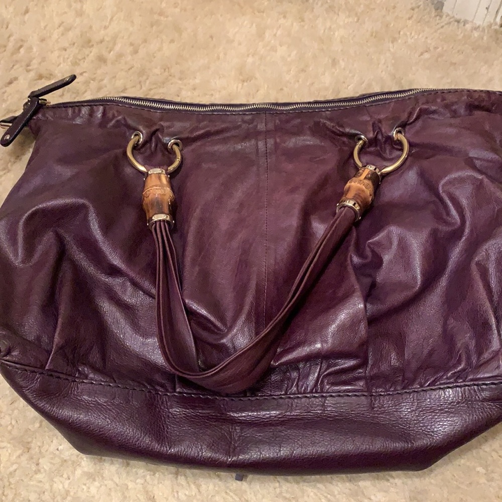 Gucci Eggplant Purse - Picture 7 of 16